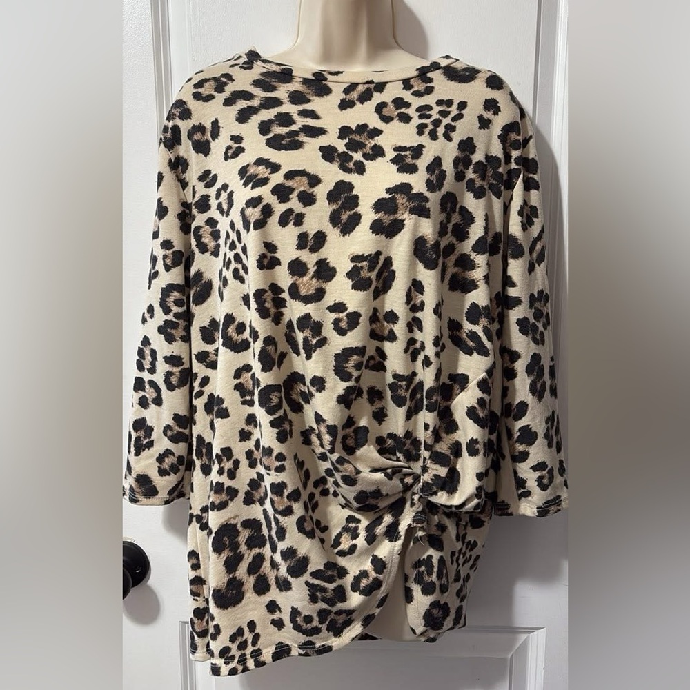 Leopard Print Women's Top